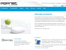 Tablet Screenshot of popnet.ch